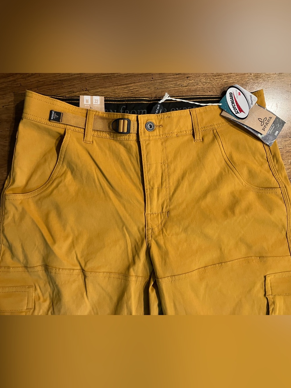 Prana Stretch Zion Convertible Zip Off Cargo Pants Mens M 34x32 Quick Dry Vented - Picture 5 of 16